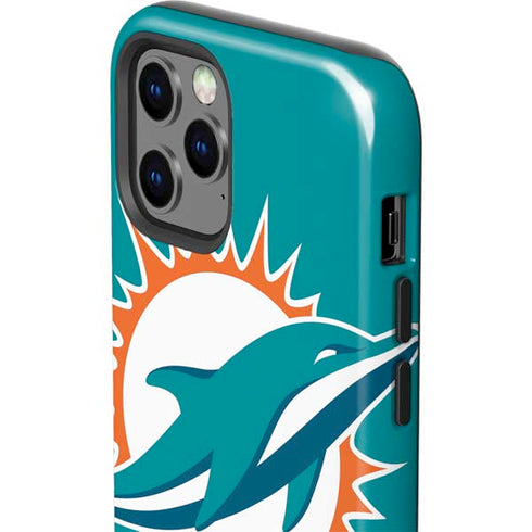 NFL Miami Dolphins Large Logo iPhone 12 Pro Impact Case