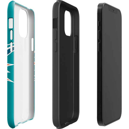 NFL Miami Dolphins Large Logo iPhone 12 Pro Max Impact Case