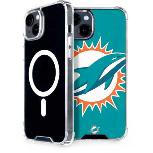 NFL Miami Dolphins Large Logo iPhone 13 MagSafe Case