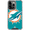 NFL Miami Dolphins Large Logo iPhone 13 Pro Clear Case