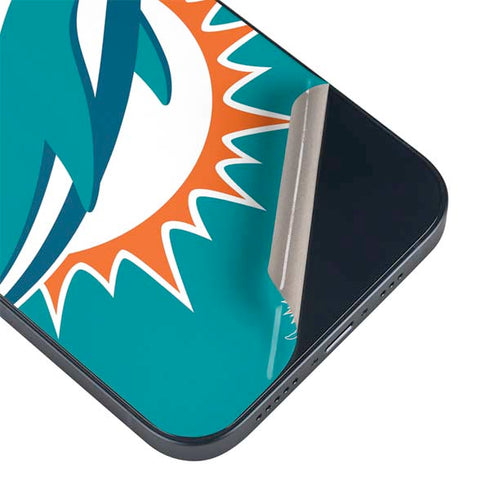 NFL Miami Dolphins Large Logo iPhone 15 Plus Skin