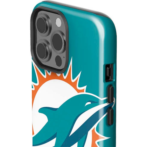 NFL Miami Dolphins Large Logo iPhone 15 Pro Max Impact Case