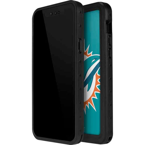 NFL Miami Dolphins Large Logo iPhone 14 Pro Max Waterproof Case