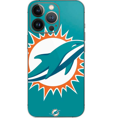 NFL Miami Dolphins Large Logo iPhone 14 Pro Skin