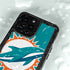 NFL Miami Dolphins Large Logo iPhone 15 Pro Waterproof Case