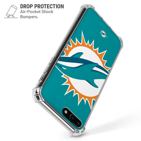 NFL Miami Dolphins Large Logo iPhone 7/8 Plus Clear Case