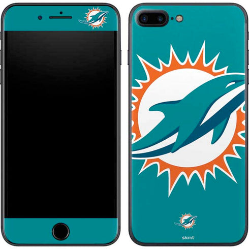 NFL Miami Dolphins Large Logo iPhone 8 Plus Skin