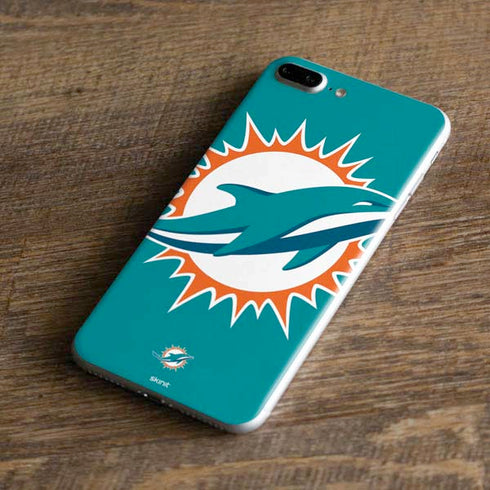 NFL Miami Dolphins Large Logo iPhone 8 Plus Skin