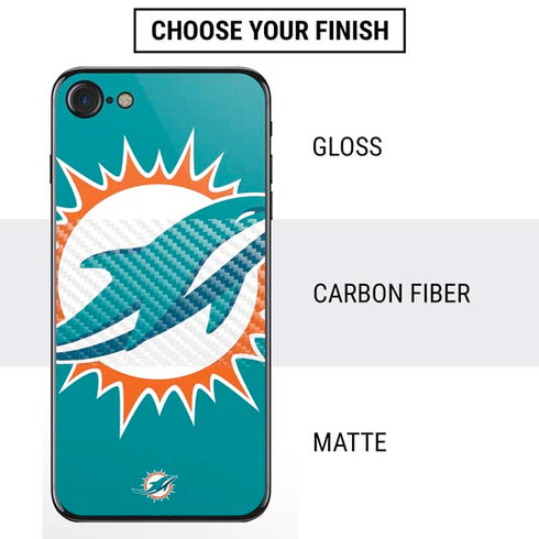 NFL Miami Dolphins Large Logo iPhone SE (2nd & 3rd Gen) Skin