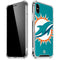 NFL Miami Dolphins Large Logo iPhone XS Max Clear Case