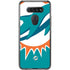 NFL Miami Dolphins Large Logo LG K51/Q51 Clear Case