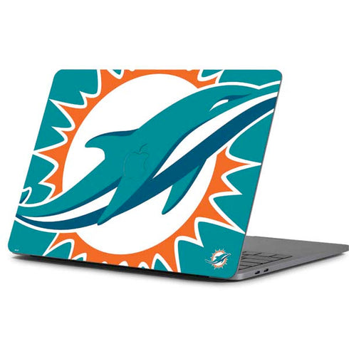 NFL Miami Dolphins Large Logo Apple MacBook Pro 13-inch Skin