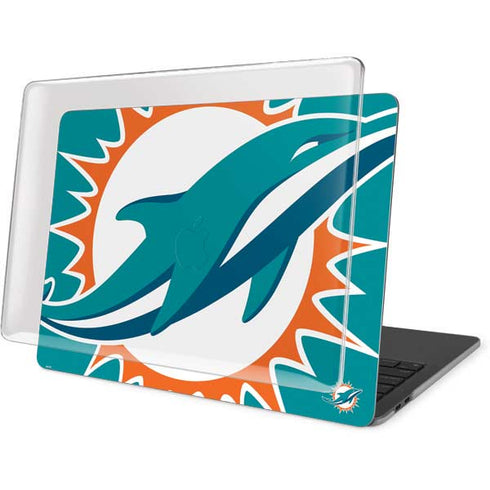 NFL Miami Dolphins Large Logo MacBook Pro 13in (2020) Case plus Skin