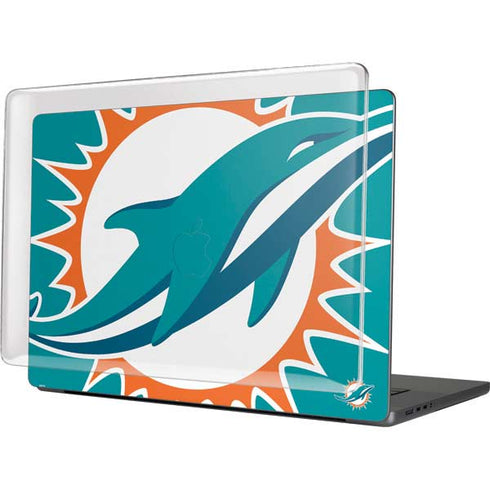 NFL Miami Dolphins Large Logo MacBook Pro 16in (2021-25) Case plus Skin