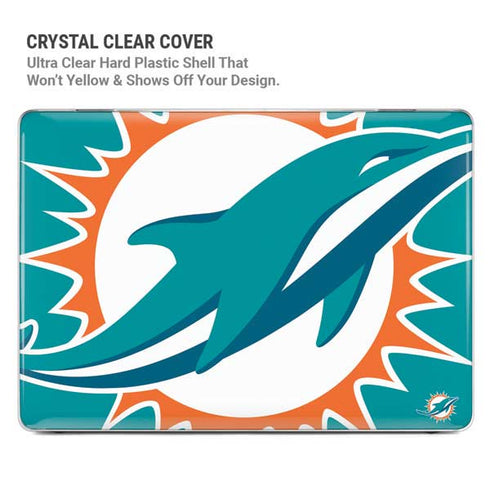 NFL Miami Dolphins Large Logo MacBook Pro 16in (2021-25) Case plus Skin
