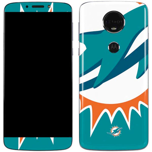 NFL Miami Dolphins Large Logo Moto E5 Plus Skin
