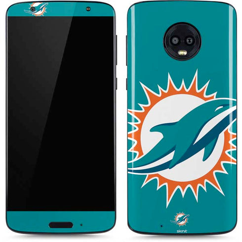 NFL Miami Dolphins Large Logo Moto G6 Skin
