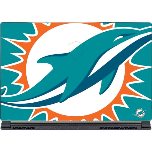 NFL Miami Dolphins Large Logo MSI GS65 Stealth Laptop Skin