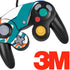 NFL Miami Dolphins Large Logo Nintendo GameCube Controller Skin
