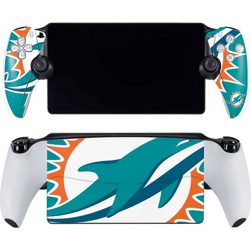 NFL Miami Dolphins Large Logo PlayStation Portal Remote Player Skin