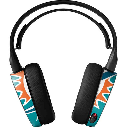 NFL Miami Dolphins Large Logo SteelSeries Arctis 5 Skin