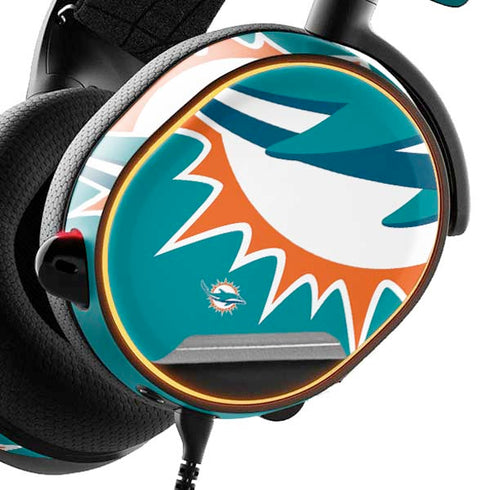 NFL Miami Dolphins Large Logo SteelSeries Arctis 5 Skin