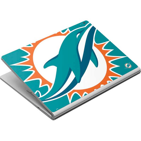 NFL Miami Dolphins Large Logo Surface Book Skin