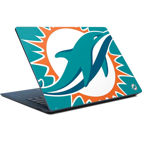 NFL Miami Dolphins Large Logo Surface Laptop Skin