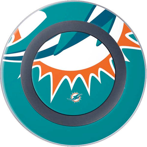 NFL Miami Dolphins Large Logo Wireless Charger Skin