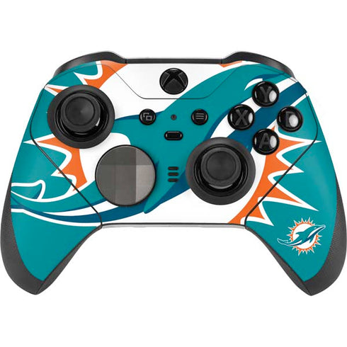NFL Miami Dolphins Large Logo Xbox Elite Wireless Controller Series 2 Skin