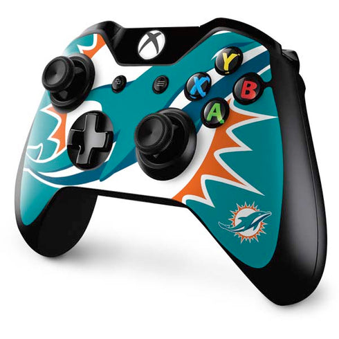 NFL Miami Dolphins Large Logo Xbox One Controller Skin
