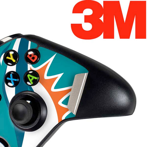NFL Miami Dolphins Large Logo Xbox One Controller Skin