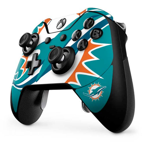 NFL Miami Dolphins Large Logo Xbox One Elite Controller Skin