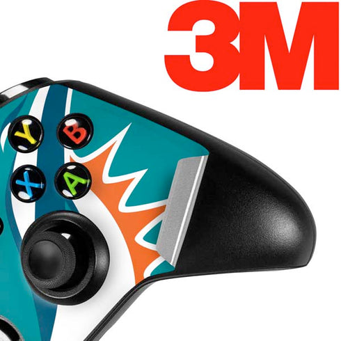 NFL Miami Dolphins Large Logo Xbox One S Controller Skin