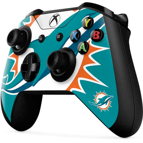 NFL Miami Dolphins Large Logo Xbox One X Controller Skin