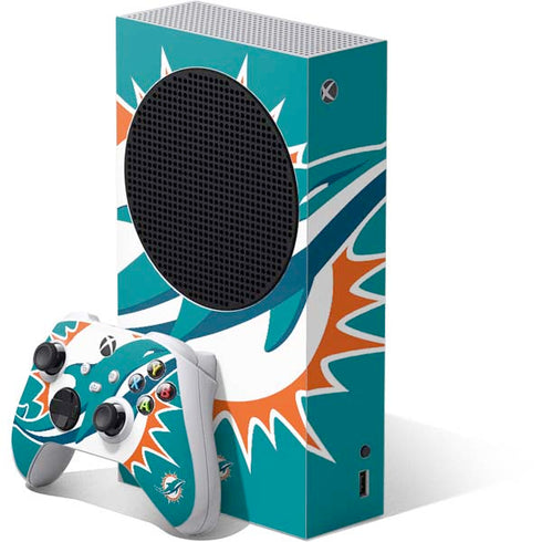 NFL Miami Dolphins Large Logo Xbox Series S Bundle Skin