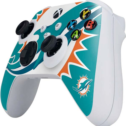 NFL Miami Dolphins Large Logo Xbox Series S Controller Skin