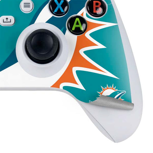 NFL Miami Dolphins Large Logo Xbox Series S Controller Skin
