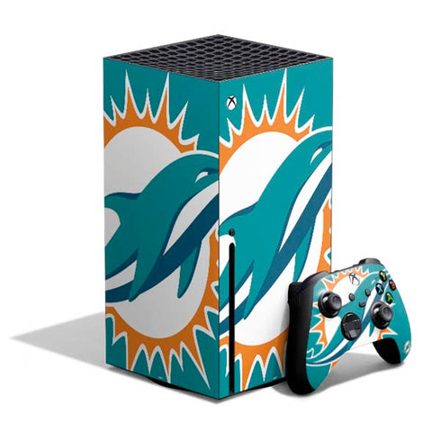 NFL Miami Dolphins Large Logo Xbox Series X Bundle Skin