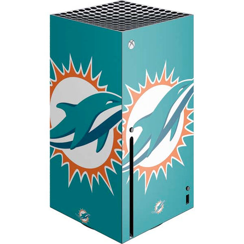 NFL Miami Dolphins Large Logo Xbox Series X Console Skin