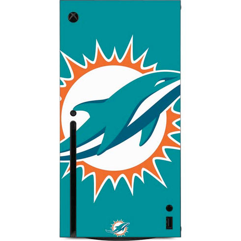 NFL Miami Dolphins Large Logo Xbox Series X Console Skin