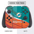 NFL Miami Dolphins Nintendo Switch Bundle Skin