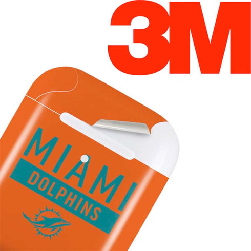 NFL Miami Dolphins Orange Performance Series Apple AirPods 2 Skin