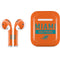NFL Miami Dolphins Orange Performance Series Apple AirPods Skin