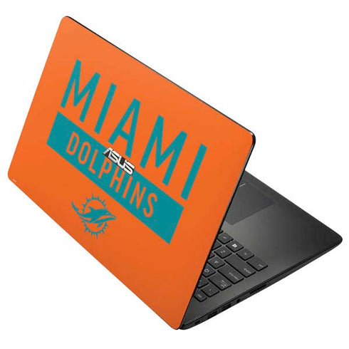 NFL Miami Dolphins Orange Performance Series Asus X502CA 15.6 Skin