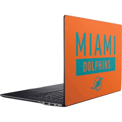 NFL Miami Dolphins Orange Performance Series Ativ Book 9 (15.6in 2014) Skin