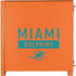 NFL Miami Dolphins Orange Performance Series Corsair 4000D Tempered Glass Mid-Tower ATX Case Skin