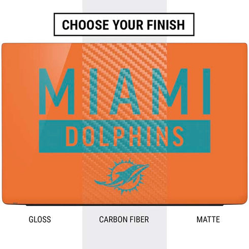 NFL Miami Dolphins Orange Performance Series Dell Vostro Skin