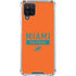 NFL Miami Dolphins Orange Performance Series Galaxy A12 Clear Case