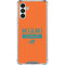 NFL Miami Dolphins Orange Performance Series Galaxy A13 5G Clear Case